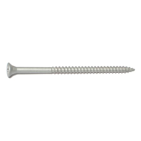 Buildright Deck Screw, #10 x 3-1/2 in, Steel, Flat Head, Phillips Drive, 56 PK 09162
